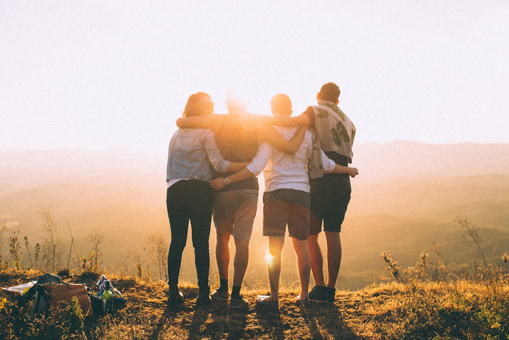 Community gathering outdoors